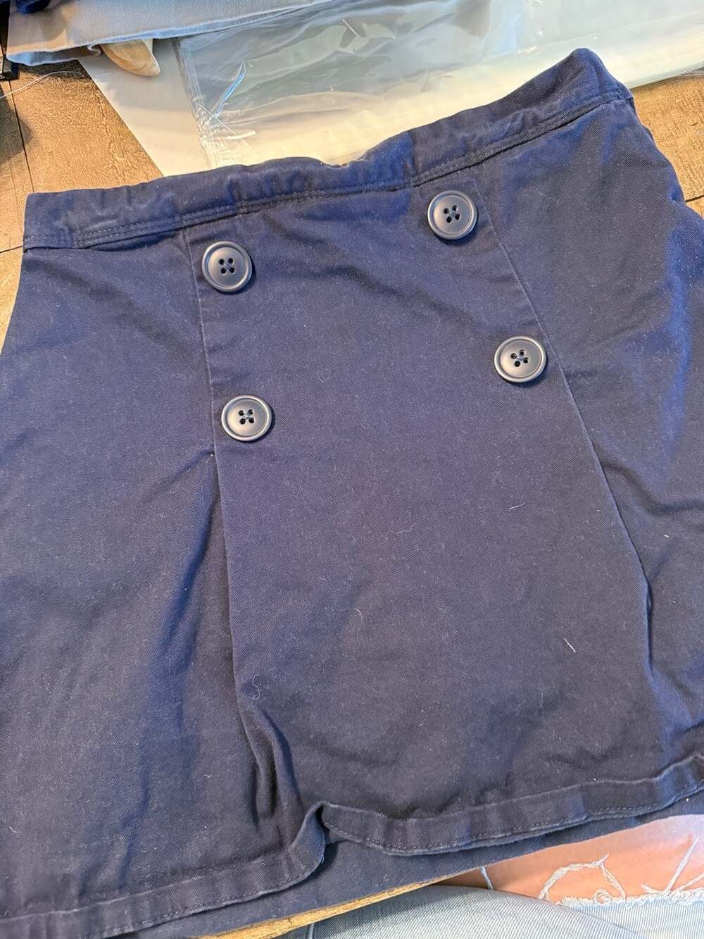 The Children's Place Navy Blue Sailor Style Skirt Size 12